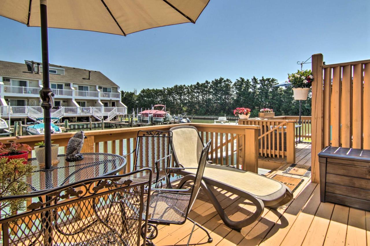 Airy Ocean City Condo On Canal Front With Deck! Exterior foto